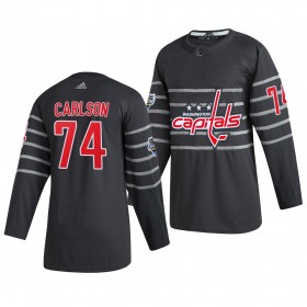 Washington Capitals Trikot John Carlson 74 Grau 2020 NHL All-Star Adidas Authentic - Herren